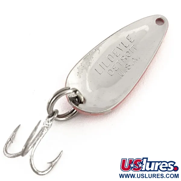 Cucharilla Eppinger Dardevle Lildevle UV, Rojo/Negro/Níquel, 3.4g, #12820