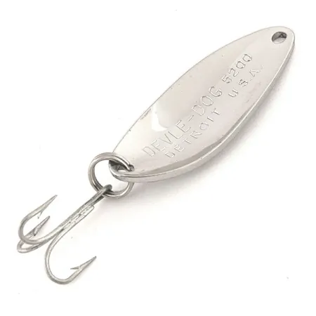 Dardevle Devle Dog 5200 Cucharilla, Níquel, 7g, Vintage, #12822