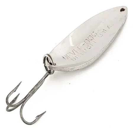 Dardevle Devle Dog 5400 Cucharilla, Níquel, 18g, Detroit USA, #12824