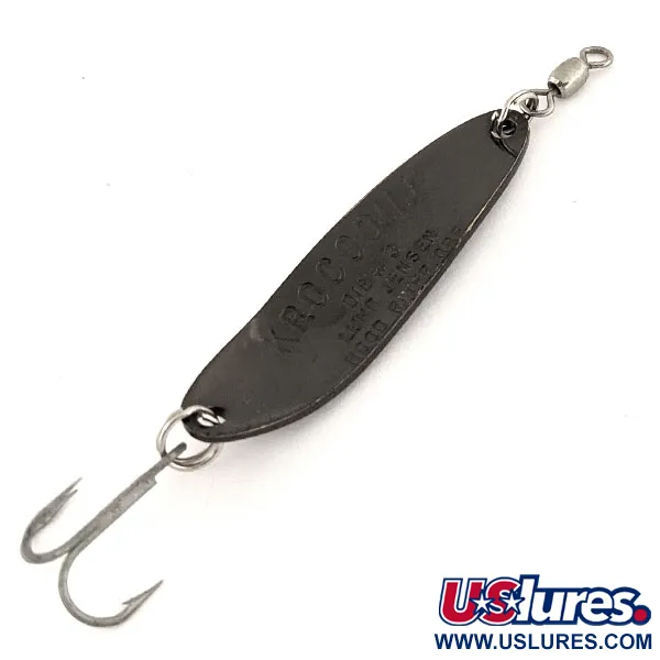 Luhr Jensen Krocodile Die #3 Cuchara, Negro, 10g, Lance Largo, #12833