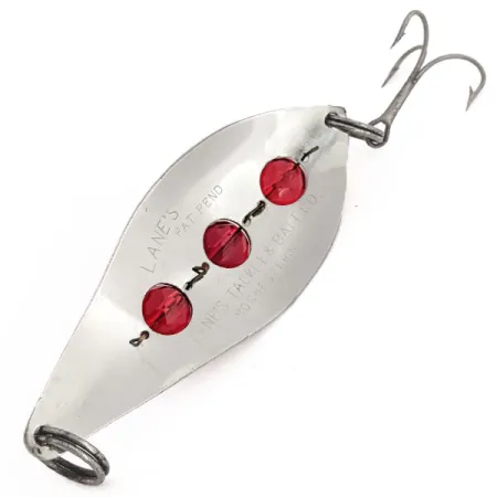 Cucharilla Lane's Sparkl-l Wobbler, Nickel / Red Eyes, 21g, #12838