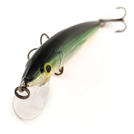 Rapala Husky Jerk 10 Señuelo, Plata-Verde-Oro, 10g, Suspending, #12839