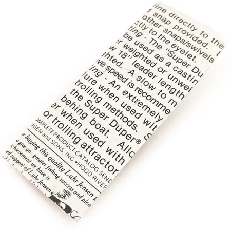 Luhr Jensen Super-Duper 503 Cucharilla, Marrón/Rojo, 4.3g, #12843