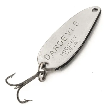 Eppinger Dardevle Midget, 6g, Negro / Blanco / Níquel, Cucharilla #12850