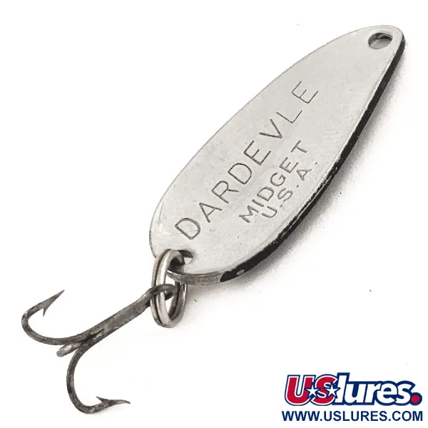 Eppinger Dardevle Midget, 6g, Negro / Blanco / Níquel, Cucharilla #12850