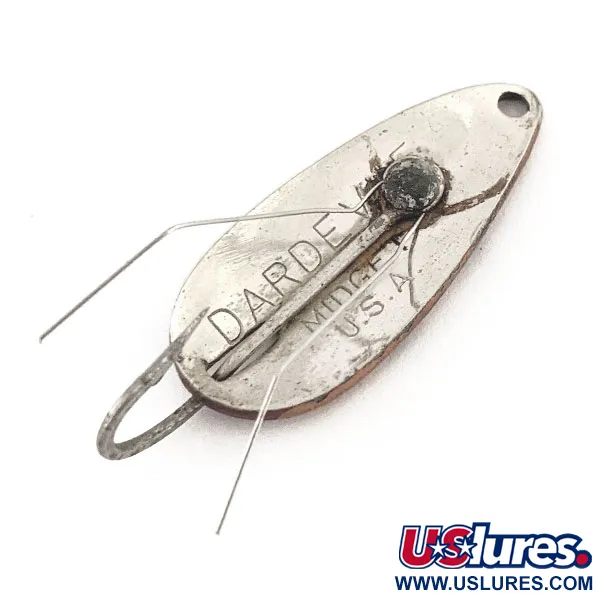 Eppinger Weedless Dardevle Midget Cucharilla, Rojo/Negro/Marrón, 6g, #12857