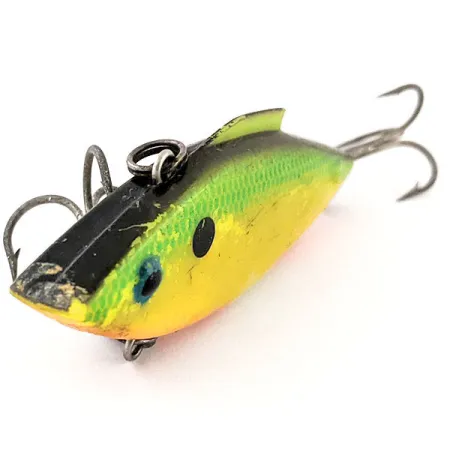Bill Lewis Rat-L-Trap Lipless Crankbait, Amarillo/Verde, 12g, Sonoro, #12870