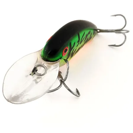 Bomber Fat Free Shad UV Crankbait, Fire Tiger, 10g, Acabado UV, #12876