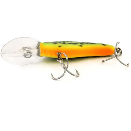 Bomber Fat Free Shad UV Crankbait, Fire Tiger, 10g, Acabado UV, #12876