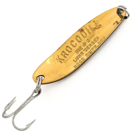 Cucharilla Luhr Jensen Krocodile Die #3, Amarillo/Negro/Oro, 10g, #12880