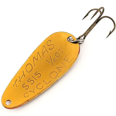 Thomas Cyclone Cucharilla, Naranja Oro, 7g, Escamas Relieve, #12881