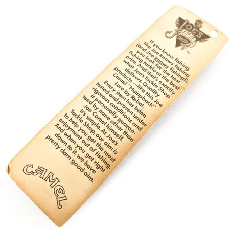 Rebel Camel Joe Humpy Señuelo, Camel, 10g, Sonajero, #12894