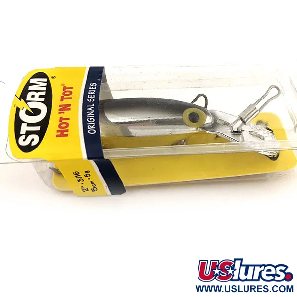 Storm Original Hot'N Tot Señuelo, Negro / Plata, 6,5g, Babero metálico, #12897