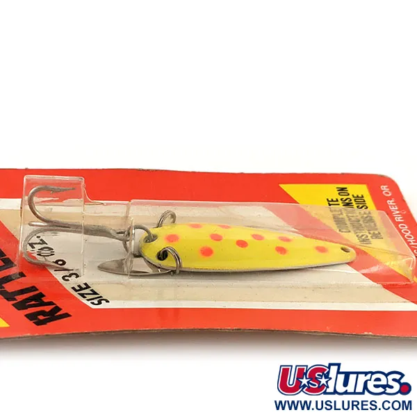 Luhr Jensen Rattlesnake Cucharilla, Amarillo/Nar, 12g, Sonic Blade, #12900