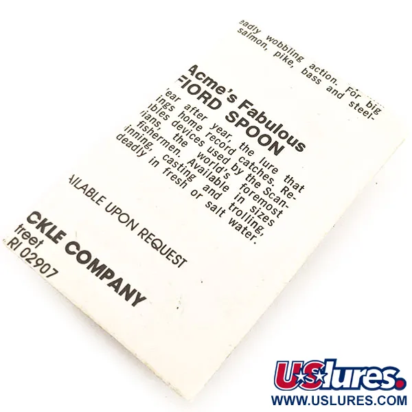 Acme Phoebe Cucharilla, Plata, 4g, Acción Vibrante, #12903