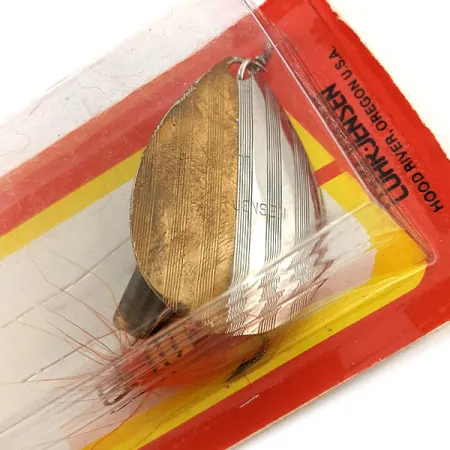 Luhr Jensen Bear valley Dressed Cucharilla, Latón/Plata, 14g, #12904