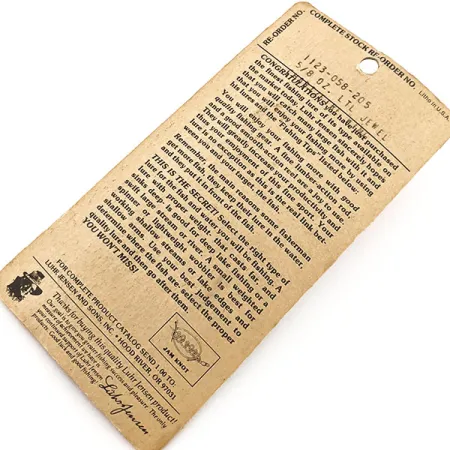 Luhr Jensen Little Jewel Cucharilla, Amarillo / Rojo, 18g, Vintage, #12908