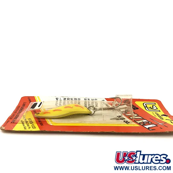 Luhr Jensen Little Jewel Cucharilla, Amarillo / Rojo, 18g, Vintage, #12908