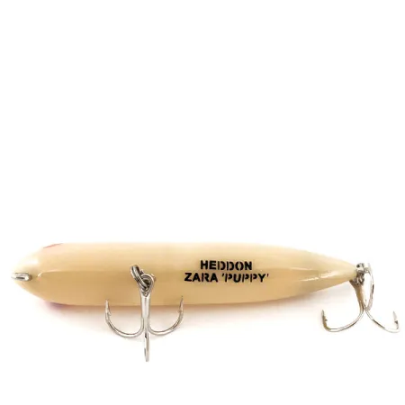 Heddon Zara Puppy Paseante superficie, Blanco, 7g, Zigzag, #12913