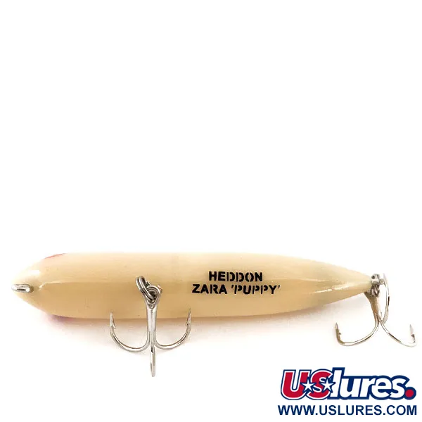 Heddon Zara Puppy Paseante superficie, Blanco, 7g, Zigzag, #12913