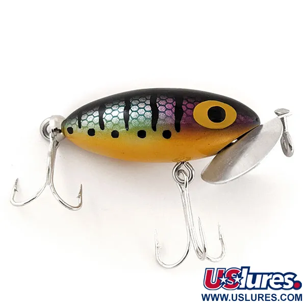 Fred Arbogast Jitterbug, Rainbow Perch, 7g, Señuelo superficie, #12930