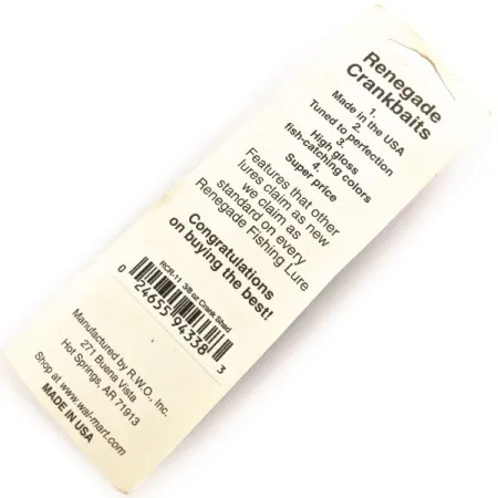 Renegade Crank Shad Señuelo, Verde Oscuro Oro, 11g, Sonajero, #12933