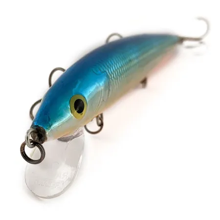 Rapala Husky Jerk HJ 14 Señuelo, Azul Plata, 18g, Sonajero, #12945