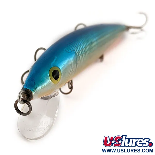 Rapala Husky Jerk HJ 14 Señuelo, Azul Plata, 18g, Sonajero, #12945