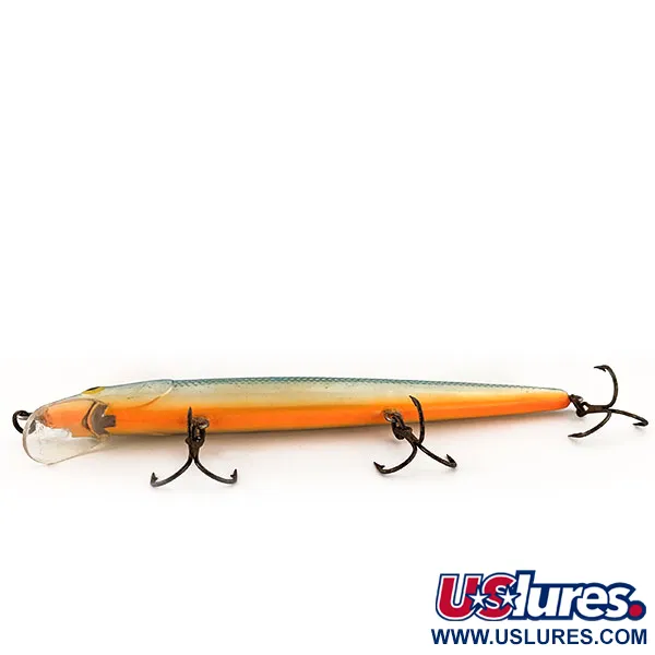 Rapala Husky Jerk HJ 14 Señuelo, Azul Plata, 18g, Sonajero, #12945