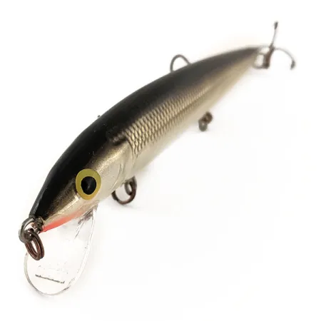 Rapala Husky Jerk 12 Minnow, Plata/Negro, 13g, Sonajero, #12946