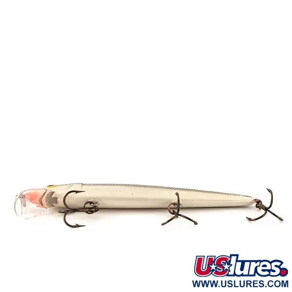 Rapala Husky Jerk 12 Minnow, Plata/Negro, 13g, Sonajero, #12946