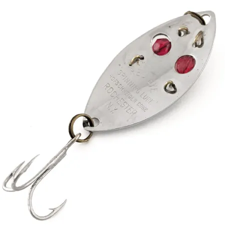 Hofschneider Red Eye junior Cucharilla, Níquel, 11g, cuentas rojas, #12952