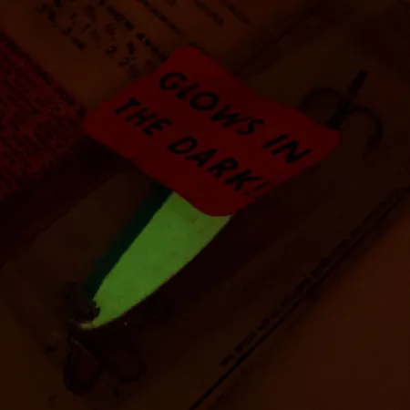 Luhr Jensen Krocodile Die #3 Glow, Cucharilla, 10g, Luminiscente, #12963