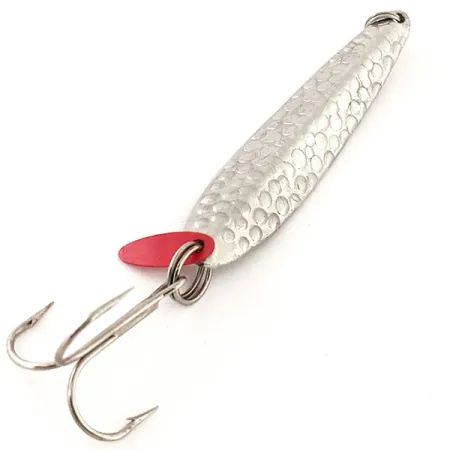 Bay de Noc Swedish Pimple Cucharilla, Níquel martilleado, 28g, #12966