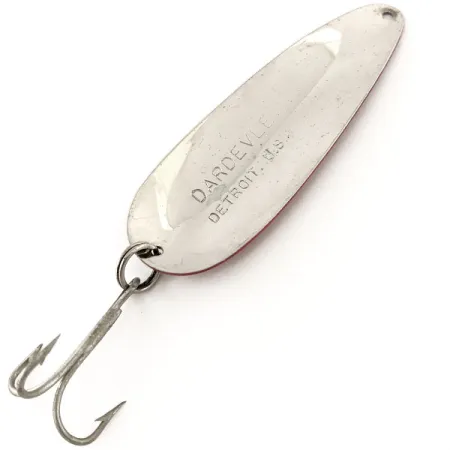 Eppinger Dardevle Cucharilla, Rojo / Blanco / Níquel, 28g, #12981