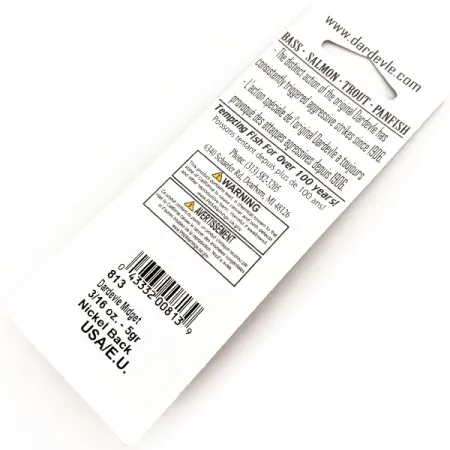 Eppinger Dardevle Midget, Frog, 3/16oz, Cucharilla de Pesca #17705