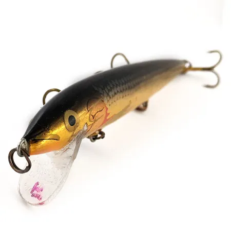 Señuelo Rapala Husky Floating 13, Oro, 9g, Madera de Balsa, #12999