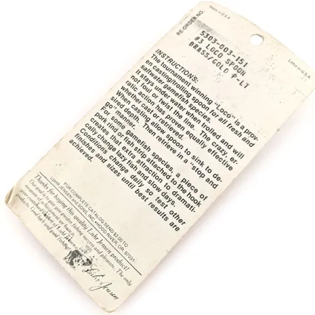 Luhr Jensen Loco 3 Ondulante, Oro, 17g, Martillado, #13000