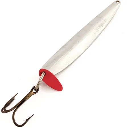 Bay de Noc Swedish Pimple #9 Cucharilla, Níquel, 40g, Mustad, #13034