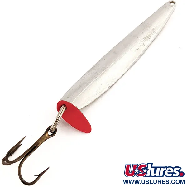 Bay de Noc Swedish Pimple #9 Cucharilla, Níquel, 40g, Mustad, #13034