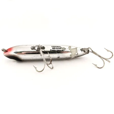 Heddon Zara Spook Señuelo Superficie, Plata, 17g, Vintage, #13037