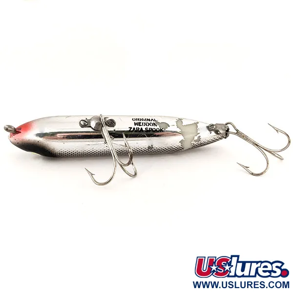 Heddon Zara Spook Señuelo Superficie, Plata, 17g, Vintage, #13037