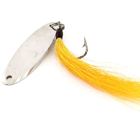 Cucharilla Acme Kastmaster, Níquel, 21g, Bucktail Amarillo, #13039