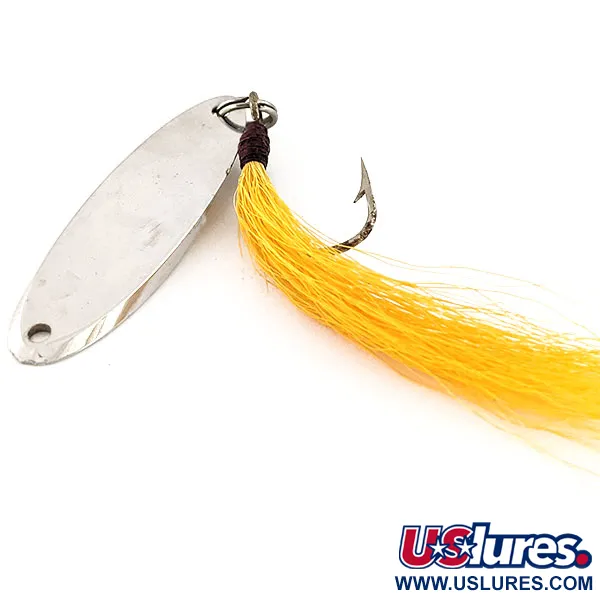 Cucharilla Acme Kastmaster, Níquel, 21g, Bucktail Amarillo, #13039