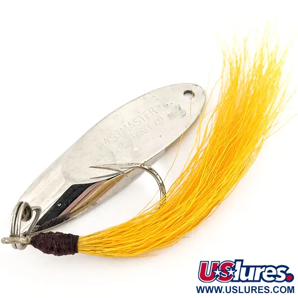Cucharilla Acme Kastmaster, Níquel, 21g, Bucktail Amarillo, #13039