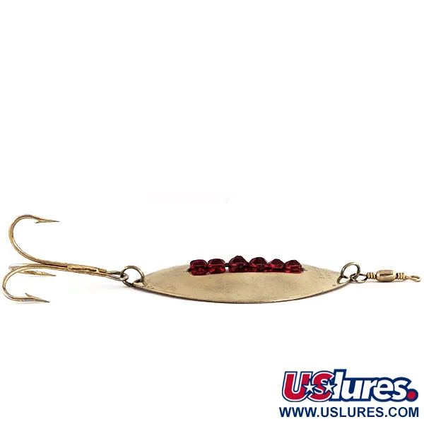 Lucky Strike Cucharilla, Oro / Rojo, 28g, Cuentas Facetadas, #13069