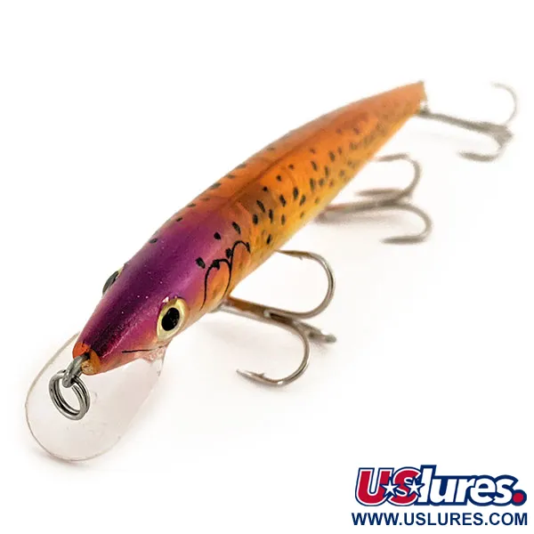 Rapala Husky Jerk HJ 14 Señuelo, Naranja/Púrpura, 18g, Suspendido, #13074