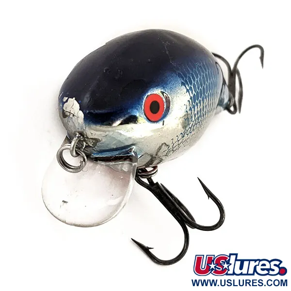Mann's 1 minus Crankbait, Nickel Blue Back, 28g, Rattling, #13084