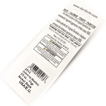 Eppinger Dardevle Imp, 11g Frog, Cucharilla Antialgas #20749