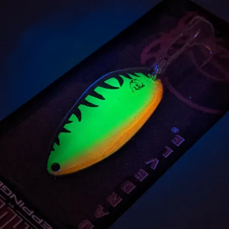 Cucharilla Eppinger Dardevle Devle Dog UV, Fire Tiger, 14g, UV, #13092